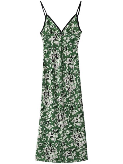 green miu miu dress|Miu Miu Marocain Dress .